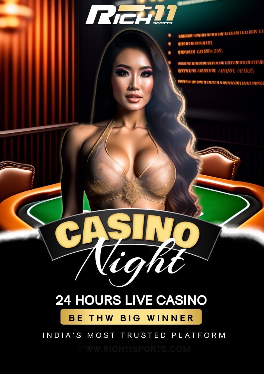 Rich11 India online casino with brand ambassador Ameesha Patel.