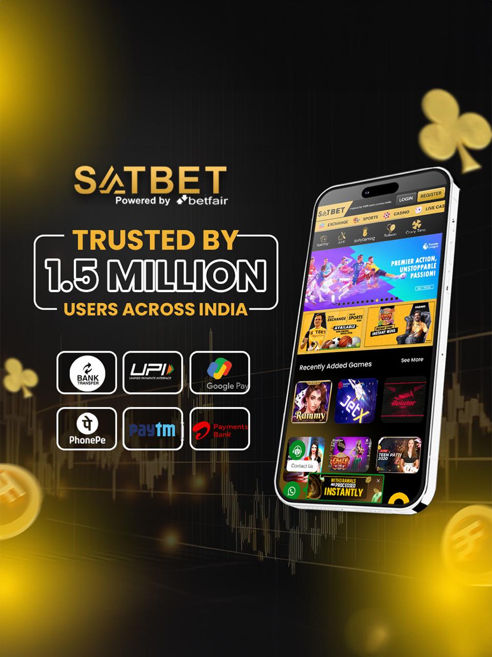 Sat Bet crypto casino and official partner of UFC and Everton FC.